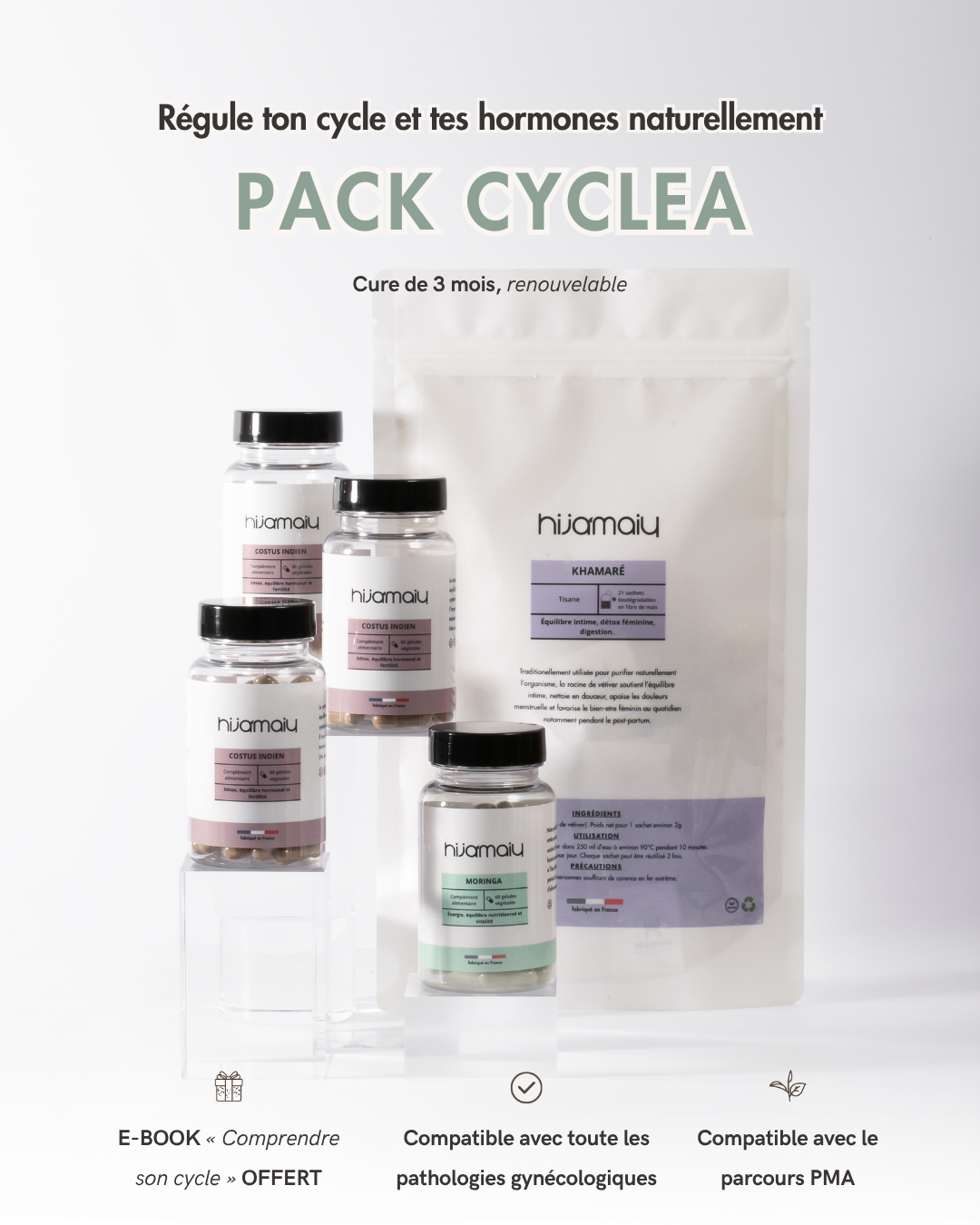 Pack Cyclea - régulation du cycle féminin
