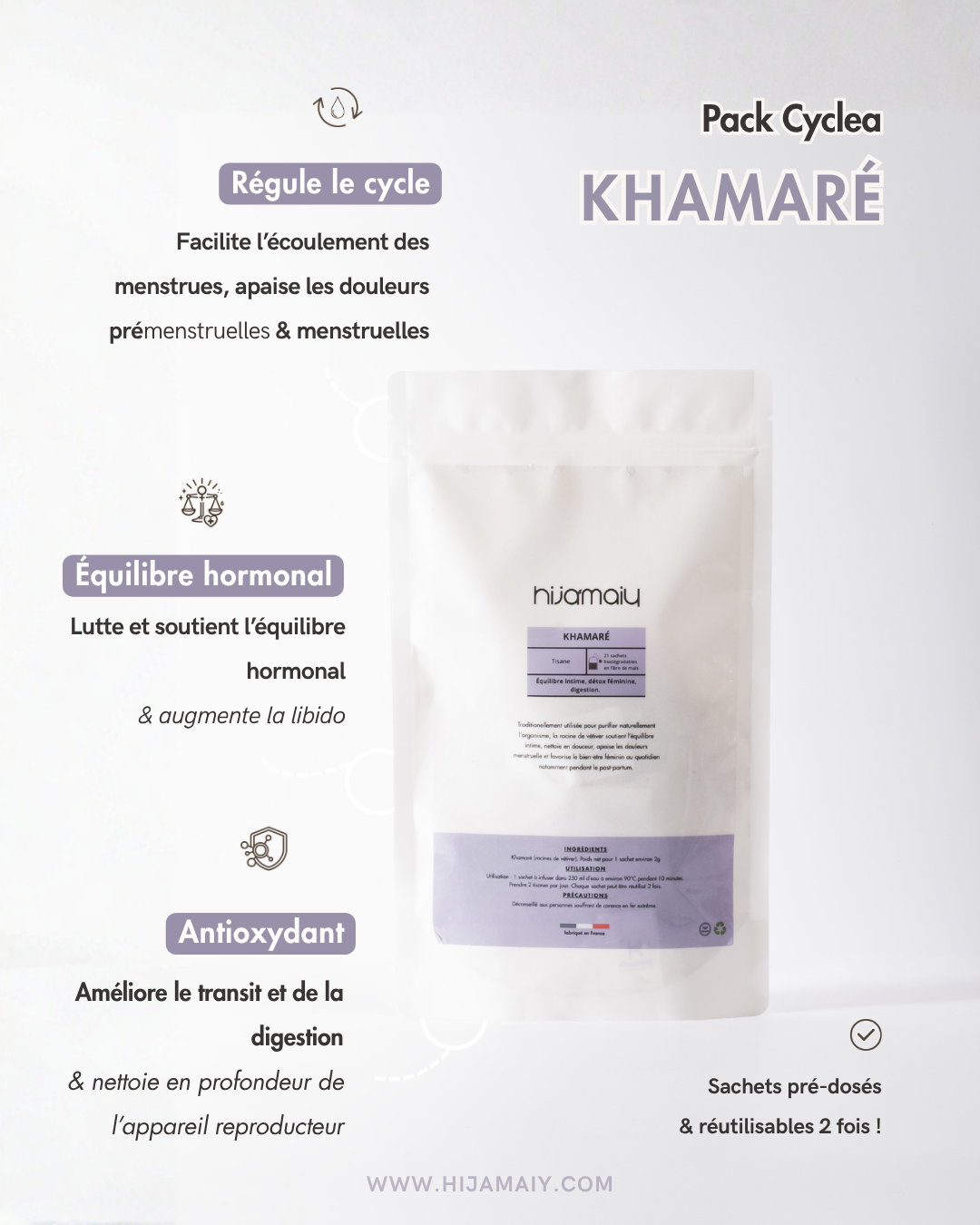 Pack Cyclea - régulation du cycle féminin
