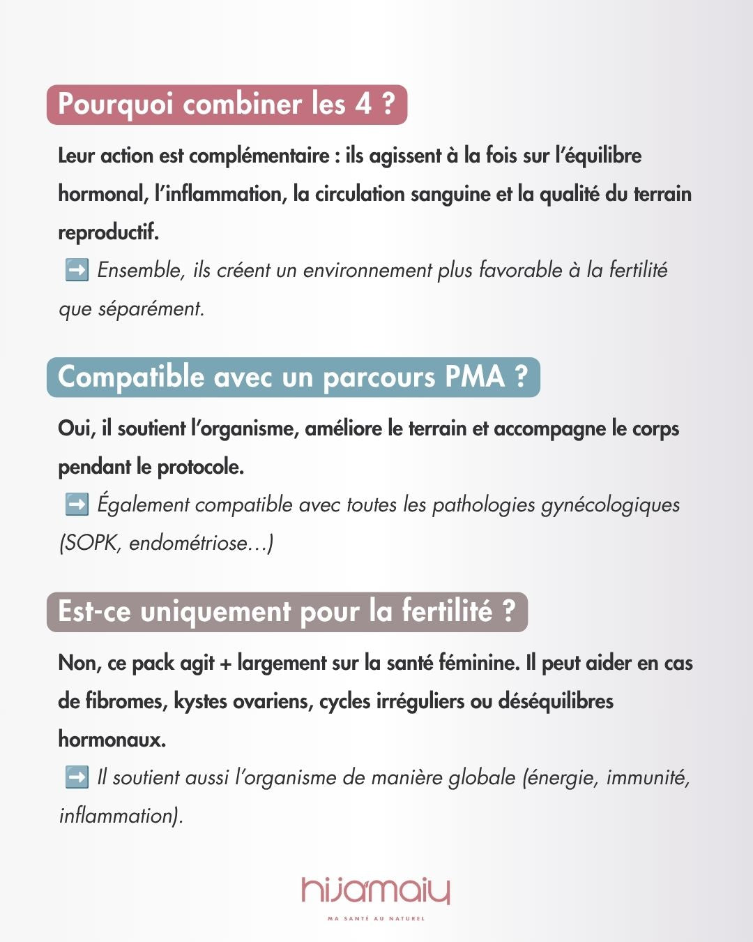 Pack Fertilité
