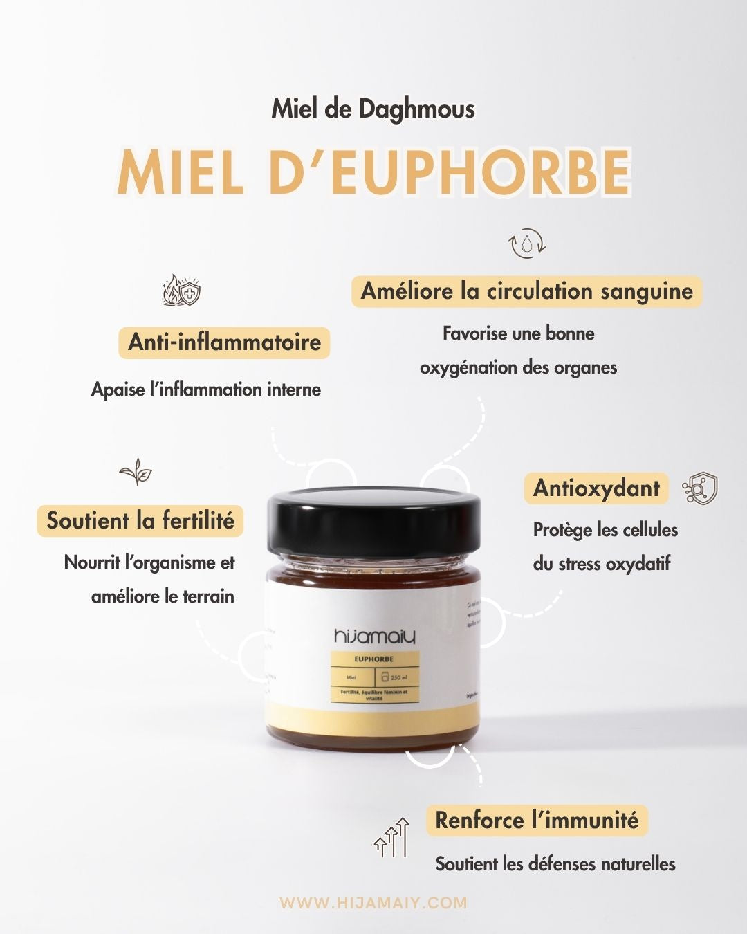 Miel d'Euphorbe (daghmous)