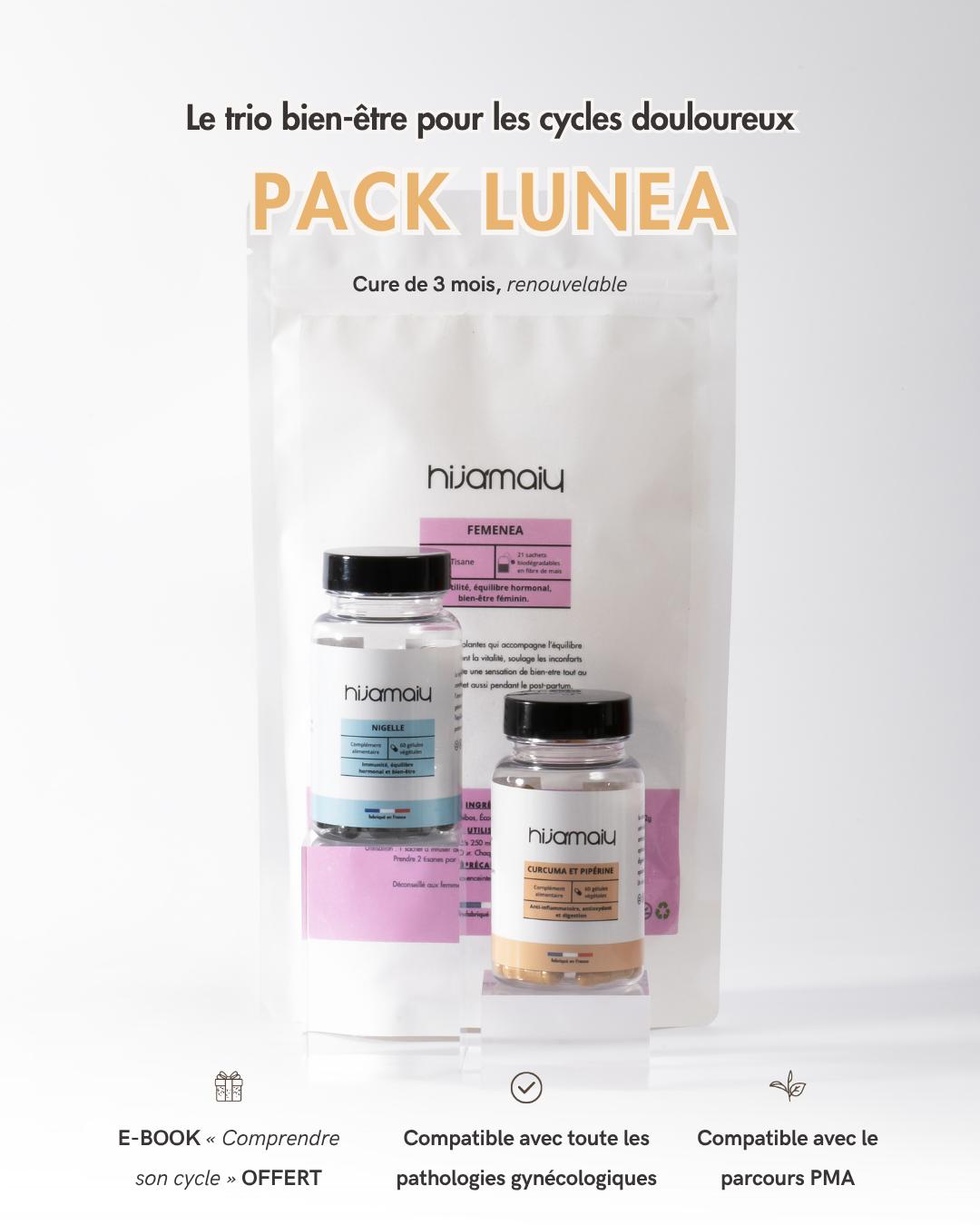 Pack Lunea - le trio bien-être pour les cycles douloureux