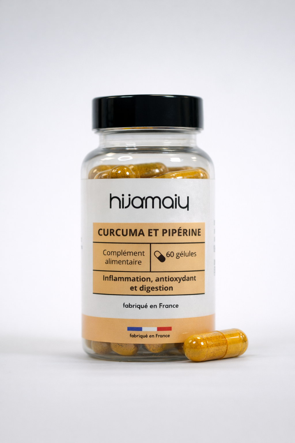 Gélules de Curcuma et pipérin